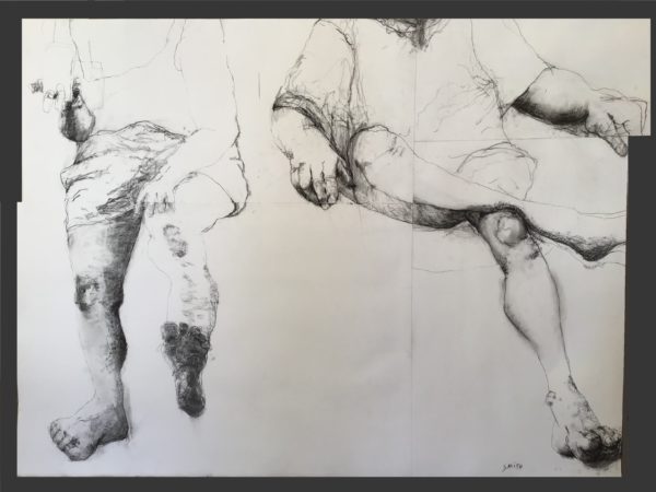 Smithj 10 Am Charcoal On Paper 156x114cm