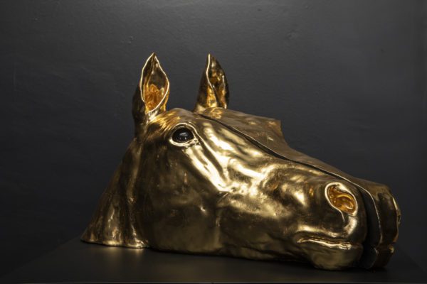 Natalie Ryan Untitled (gold Horse)