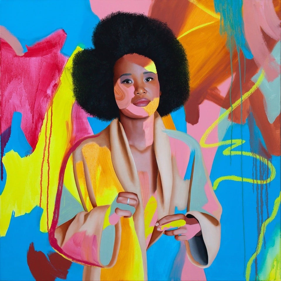 Painting the portrait through abstraction with Kim Leutwyler